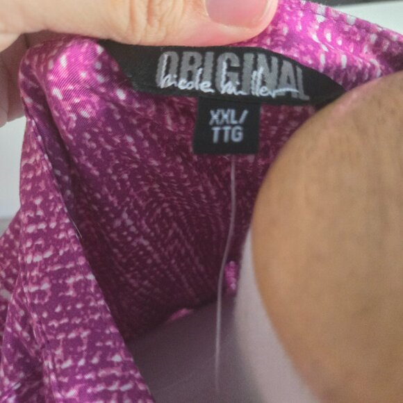 Ladies Sleeveless Purple Blouse – Size 2XL – New with Tags - Picture 3 of 3